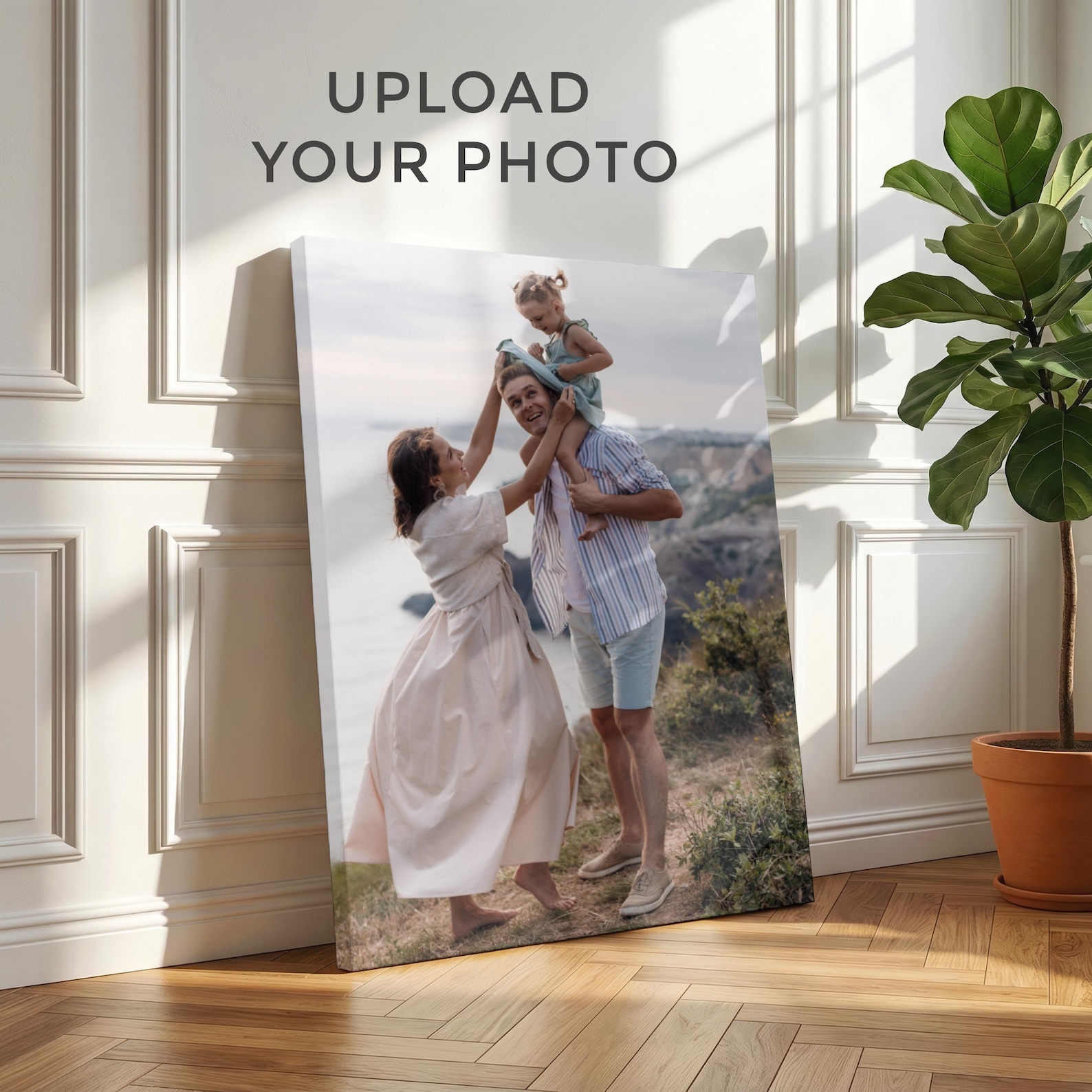 Pet Portrait Custom - Kişiye Özel Fotoğraf Kanvası, Özel Aile