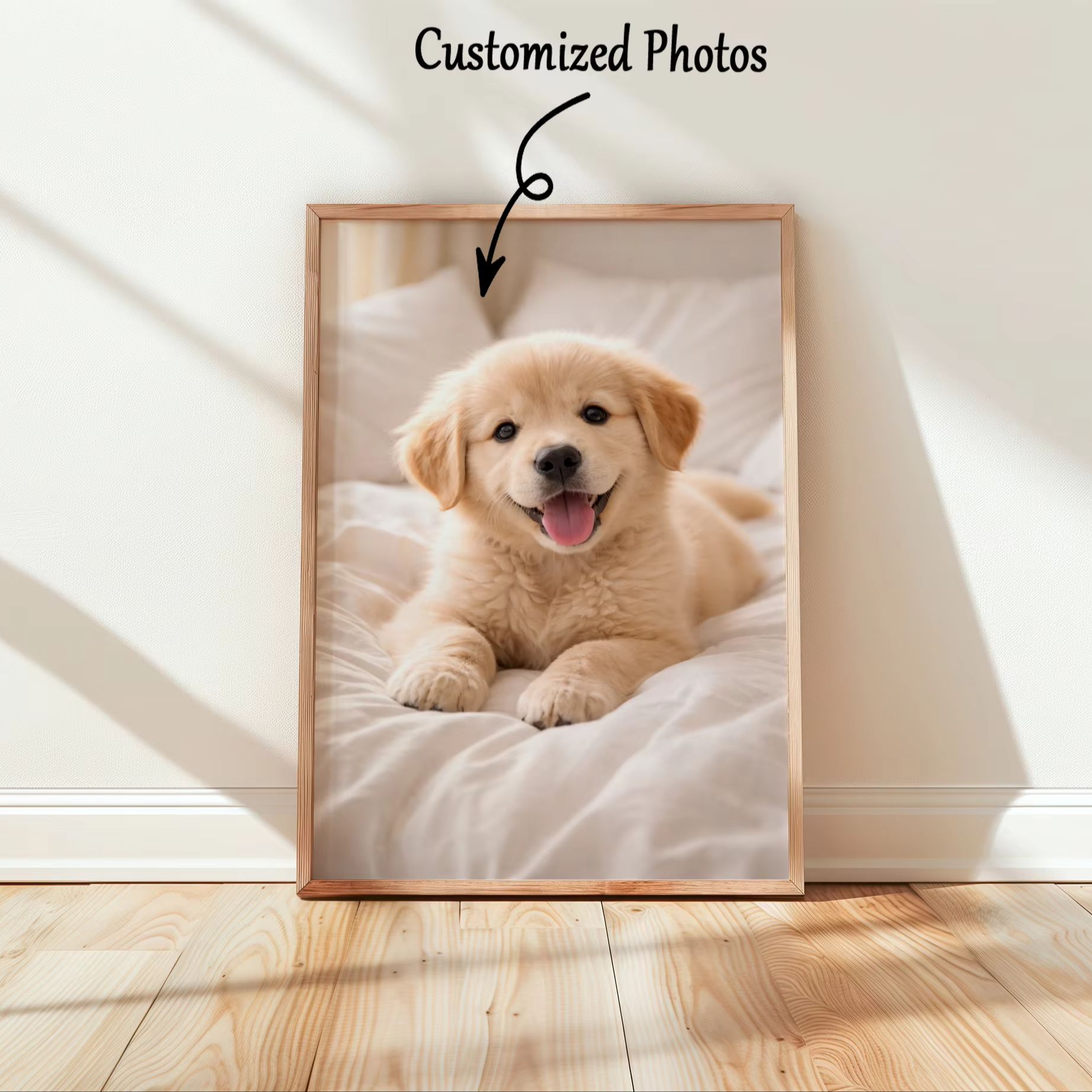 Pet Portrait Custom - Kişiye Özel Fotoğraf Baskılı Kanvas Tablo,